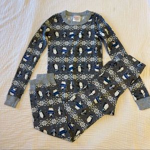 Hannah Andersson penguin pajamas unisex size 8